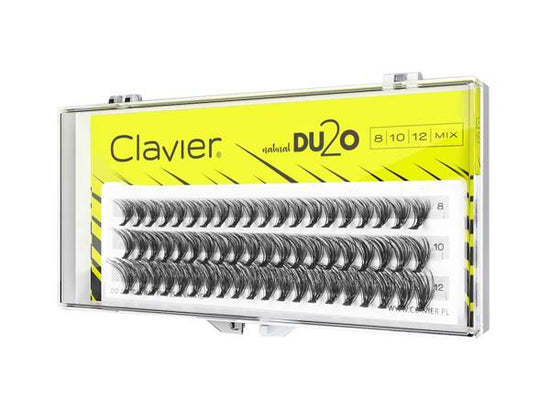 CLAVIER DU2O Double Volume MIX Kępki Rzęs 8mm,10mm,12mm