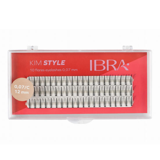 Ibra Kim Style Kępki Rzęs 12mm