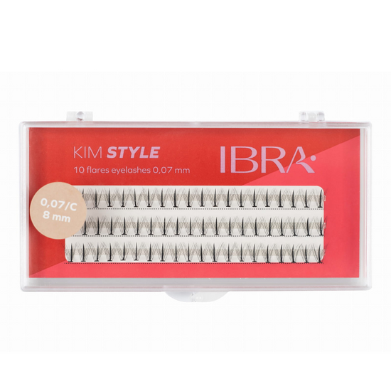Ibra Kim Style Kępki Rzęs 8mm